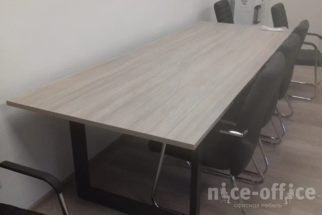 Стол переговорный на О-образном м/к 2580x980x750 Onix Direct фото в интерьере 1