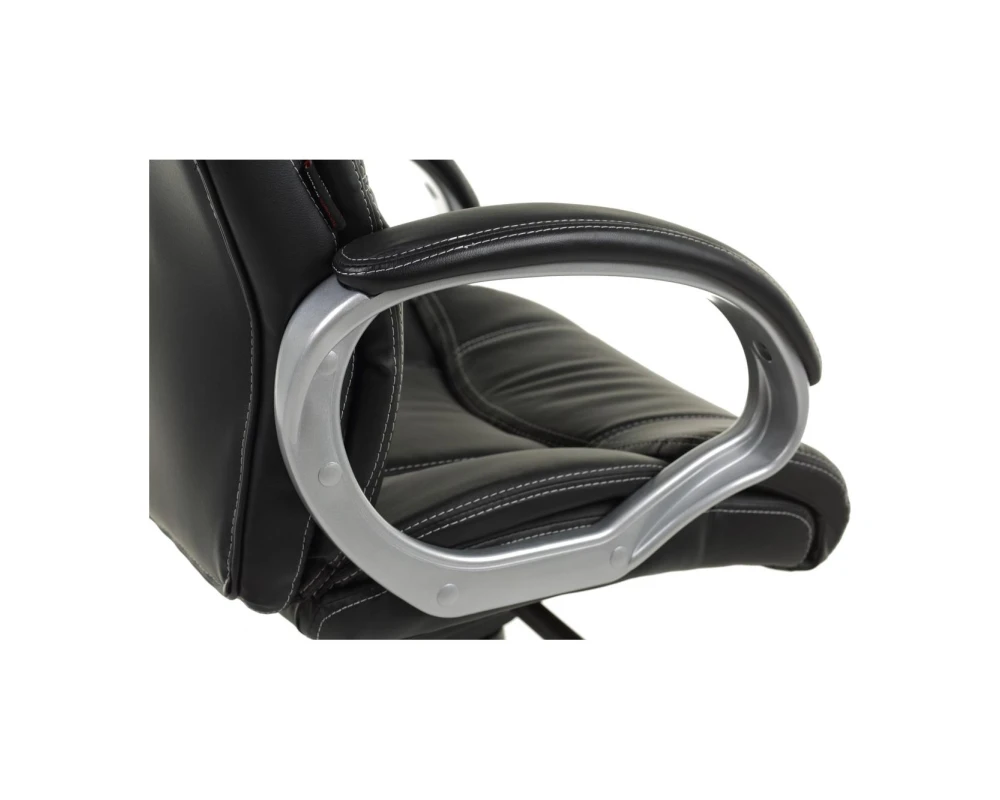 Кресло Albert 2177H Экокожа, Черный