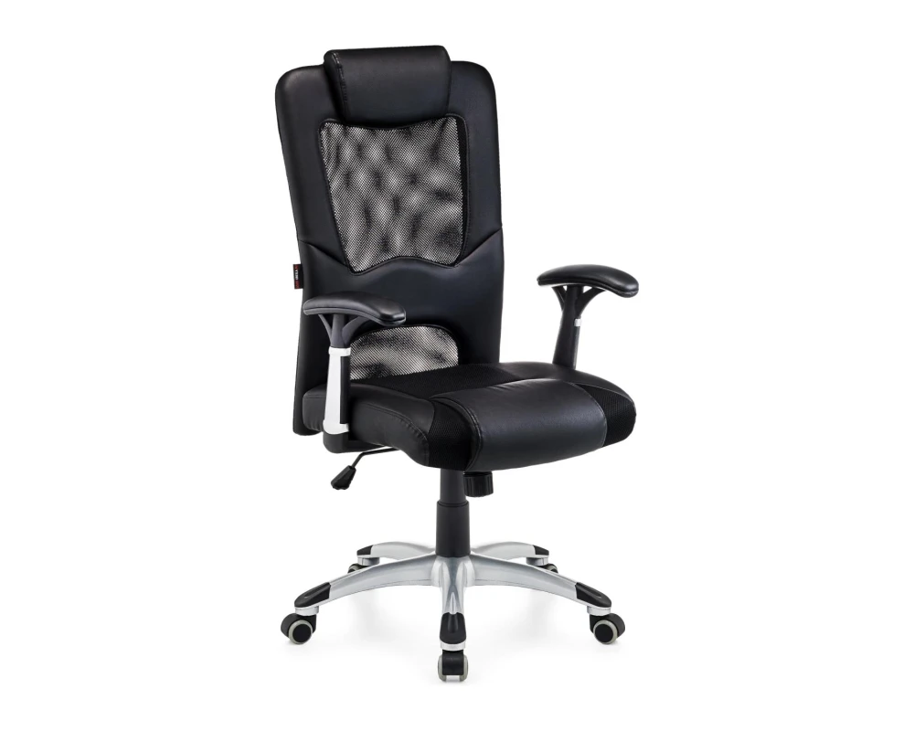 Кресло Vincent 2627 Ткань/Экокожа, Черный