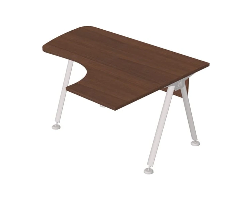 Стол интегральный на металлокаркасе правый GМ-103R+G-85 Гамма