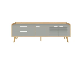 Опорная тумба рабочего стола Rem-34 R/L Remo images