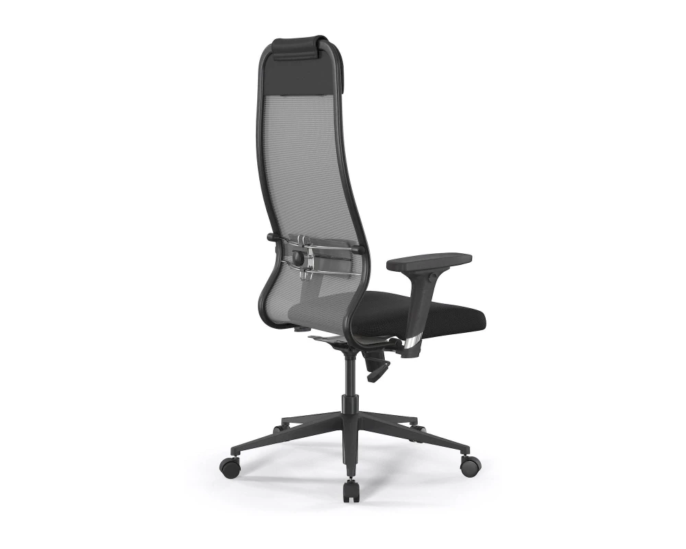 Кресло ErgoLife S 10 B1-111D M09.B11.G19.W02 Сетка/Ткань, Серый/Черный