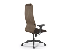 Кресло ErgoLife S 8 B1-9D M09.B11.G19.W02 Сетка/Ткань, Светло-коричневый/Коричневый images