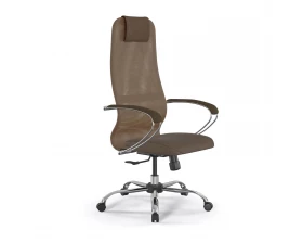 Кресло SynchroSit 8 B1-9K M25.B21.G20.W02 Сетка/Ткань, Светло-коричневый/Коричневый images