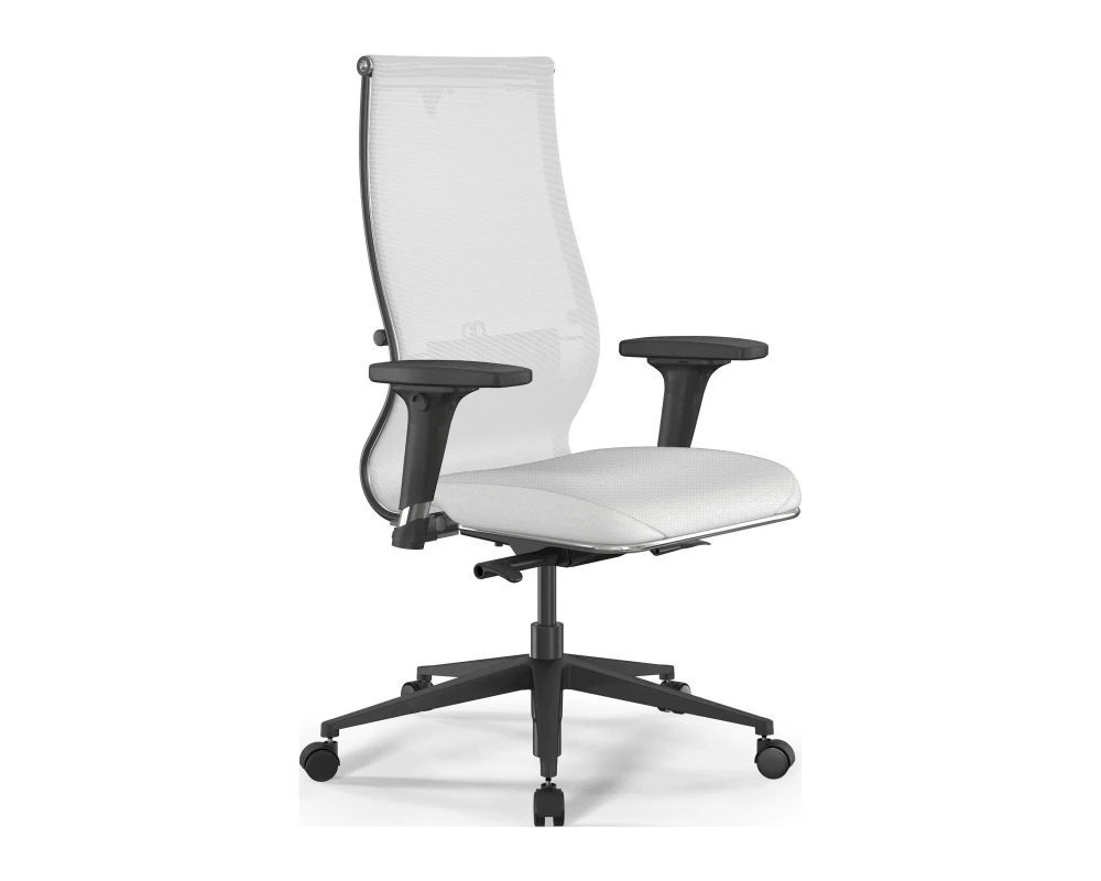 Кресло ErgoLife SynchroSit 10 B2-163D M24.B11.G19.W02 Сетка/Экокожа, Белый