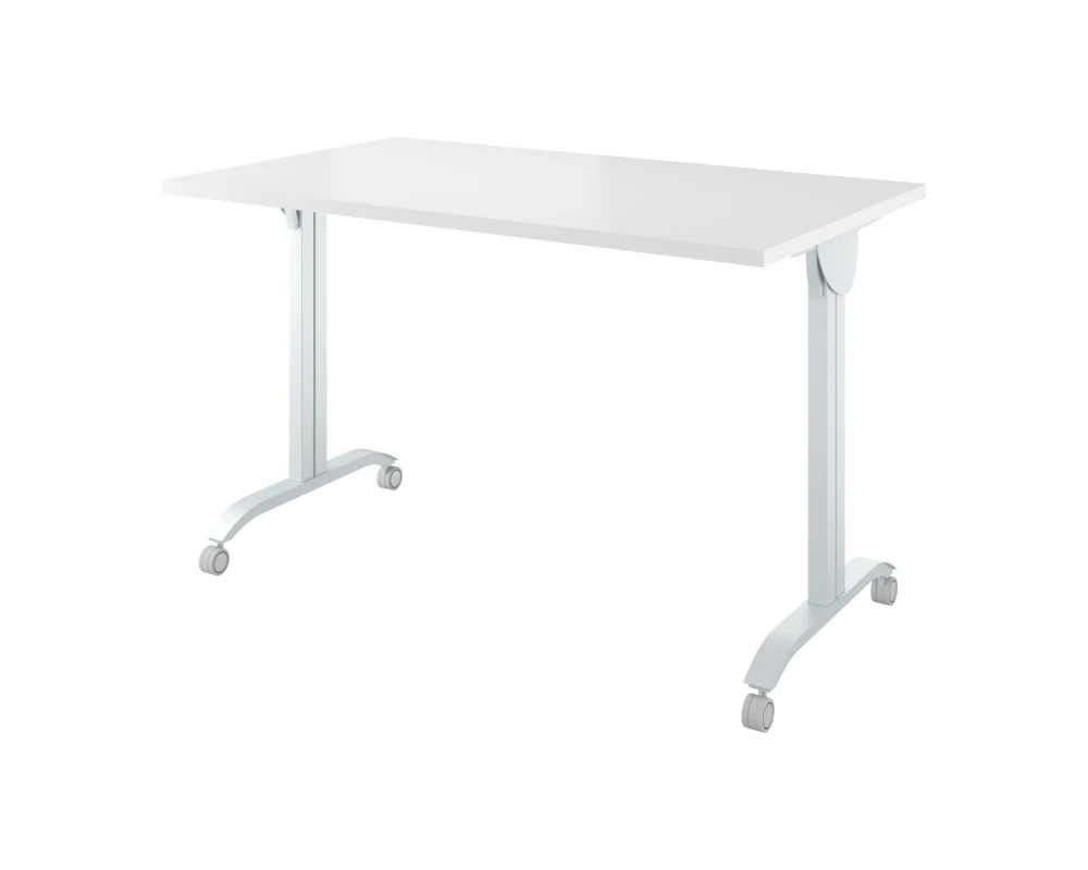 Стол на колёсах с откидной столешницей (1200х700х760) Дублин металл