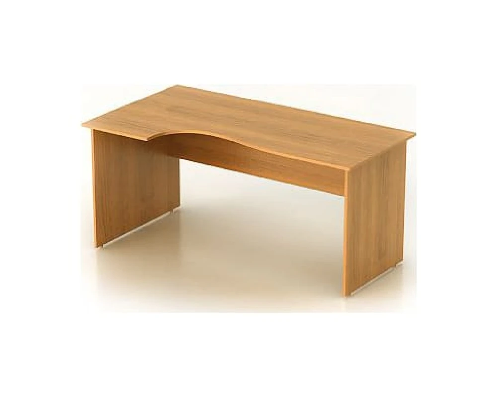 Стол кривол. левый 1602х902(702)х750 СФ09 Фея