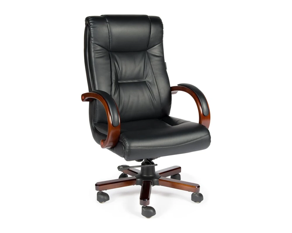 Кресло Norden Консул кожа Натуральная кожа, Черный