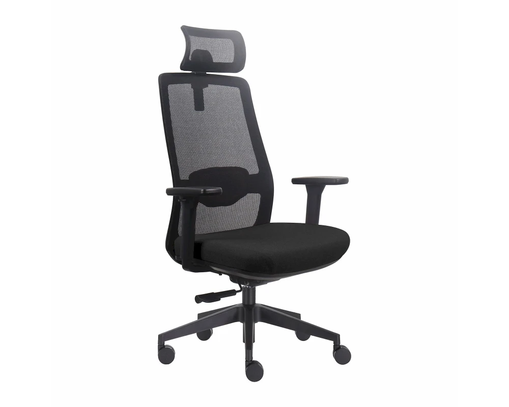 Кресло Norden Кросс / Cross Сетка/Ткань, Черный