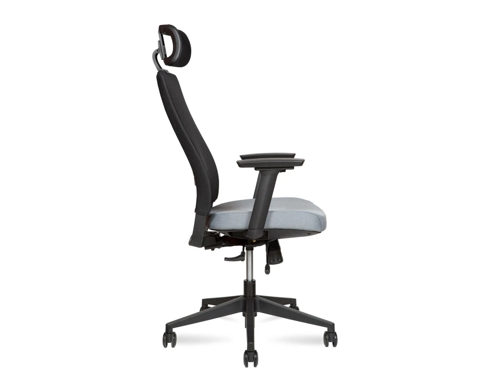 Кресло Norden Кейс / Case Сетка/Ткань, Черный/Серый