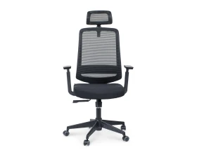 Кресло Norden Лондон офис Сетка/Ткань, Черный images