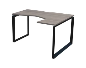 Стол эргономичный правый на металлокаркасе НТМП.О-040.ПР Аргентум images