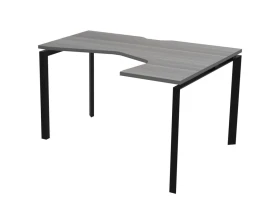 Стол эргономичный правый на металлокаркасе НТМП.П-040.ПР Аргентум images