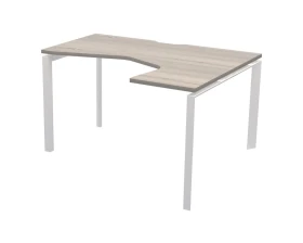 Стол эргономичный правый на металлокаркасе НТМП.П-040.ПР Аргентум images
