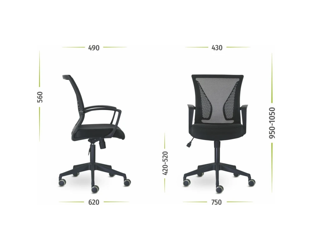 Кресло Энжел М-800 BLACK PL